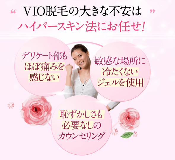 ディオーネの女性向けVIO脱毛イメージ